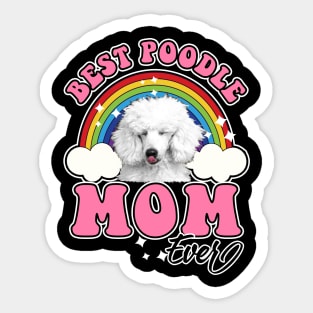 Best Poodle Mom Sticker